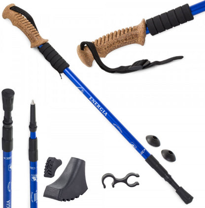 Nordic Walking Stokken blauw