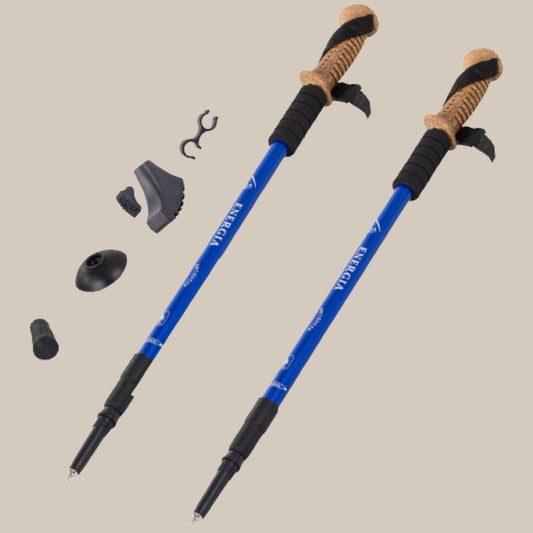 Nordic Walking Stokken blauw